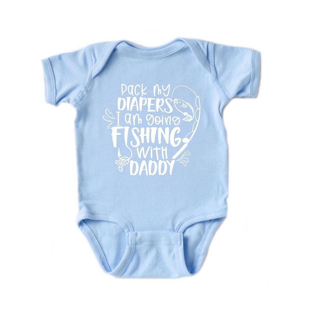 Собери подгузники. Я иду на рыбалку с папой. Детское боди. The Juniper Shop, цвет Light Blue
Собери подгузники. Я иду на рыбалку с папой. Детское боди. The Juniper Shop, цвет Light Blue