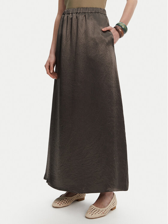 Трапециевидная юбка стандартный крой Nuevo 2516101028 Max Mara, зеленый 
Трапециевидная юбка стандартный крой Nuevo 2516101028 Max Mara, зеленый