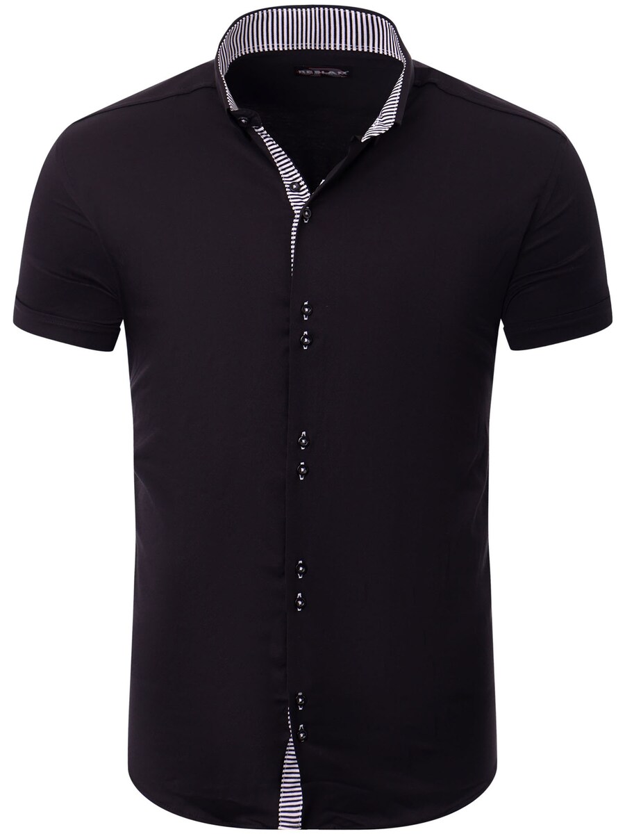 Рубашка на пуговицах классического кроя Reslad RS7035, черный
Рубашка на пуговицах классического кроя Reslad RS7035, черный