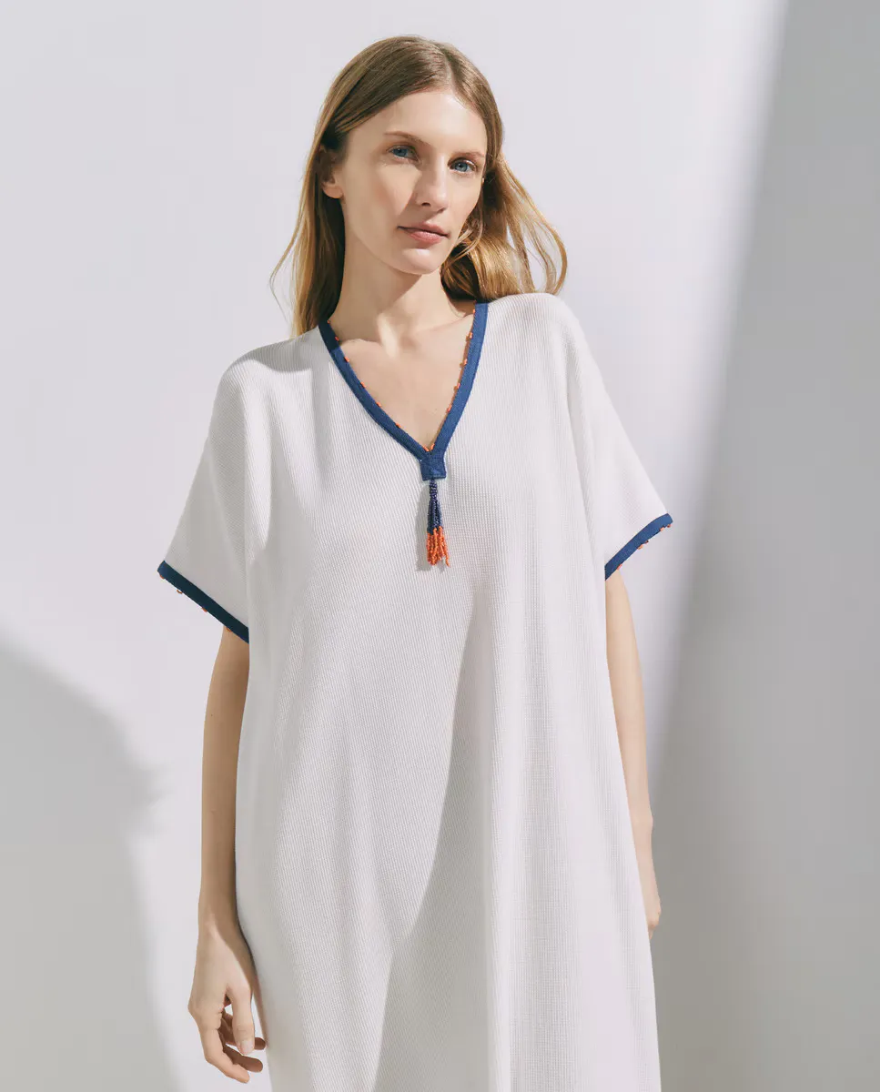 Женский однотонный кафтан Stella Rittwagen, белый
Женский однотонный кафтан Stella Rittwagen, белый