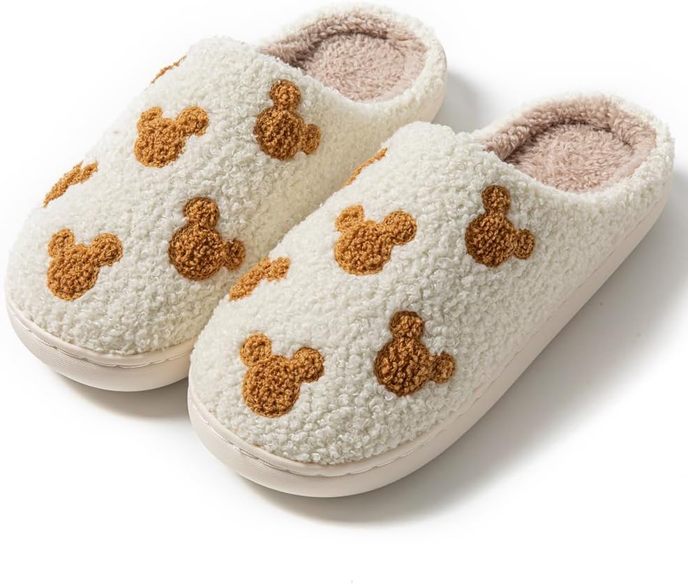 Тапочки QBRIUQZP с бантиками для женщин и мужчин - мягкие тапочки с цветочным рисунком и эффектом памяти, милый мультяшный дизайн, теплая пушистая меховая подкладка, обувь для дома и спальни, Mkbrown
Тапочки QBRIUQZP с бантиками для женщин и мужчин - мягкие тапочки с цветочным рисунком и эффектом памяти, милый мультяшный дизайн, теплая пушистая меховая подкладка, обувь для дома и спальни, Mkbrown