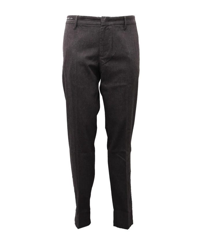 Узкие меланжевые брюки Armani, черный
Узкие меланжевые брюки Armani, черный