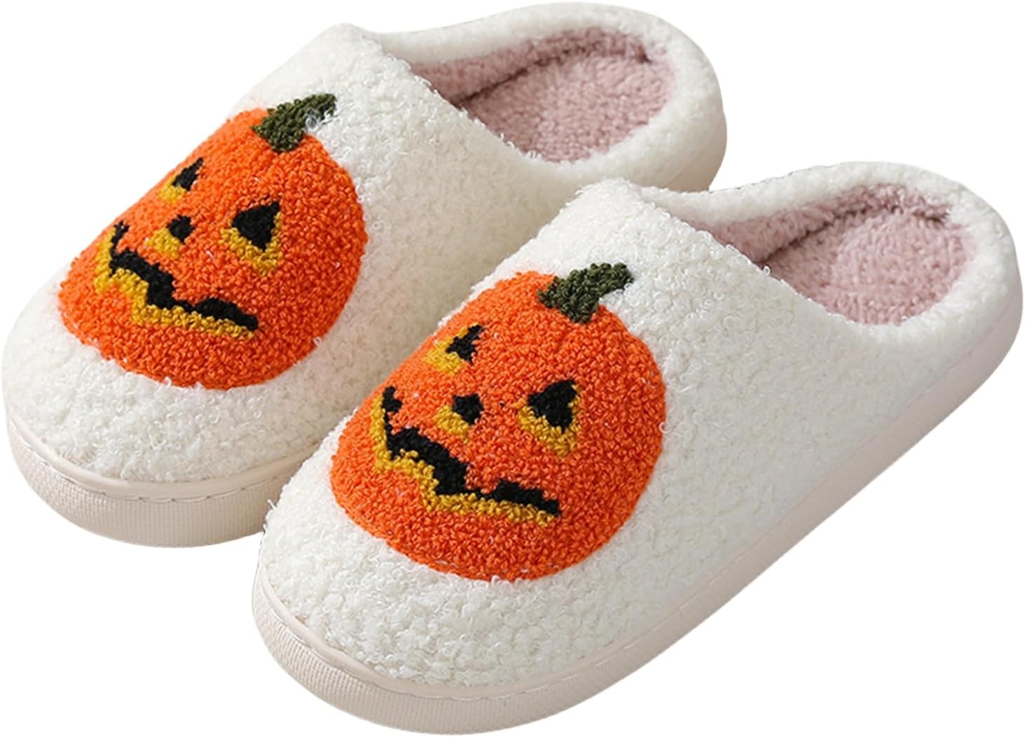 Женские тапочки на Хэллоуин с изображением пушистого призрака, мягкие, теплые и уютные тапочки, с толстой подошвой, противоскользящие, для дома и улицы, мягкие и удобные сабо на плоской подошве Generic, Multicolor 05
Женские тапочки на Хэллоуин с изображением пушистого призрака, мягкие, теплые и уютные тапочки, с толстой подошвой, противоскользящие, для дома и улицы, мягкие и удобные сабо на плоской подошве Generic, Multicolor 05