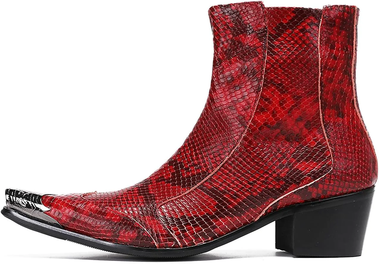 Мужские ковбойские ботинки Santimon с металлическим заостренным носком, каблуком, вестерн-стиле, кожаные ботинки Челси, мужские повседневные и праздничные ботинки для танцев в бальном зале, с молнией, ботильоны для мужчин и мальчиков, красный
Мужские ковбойские ботинки Santimon с металлическим заостренным носком, каблуком, вестерн-стиле, кожаные ботинки Челси, мужские повседневные и праздничные ботинки для танцев в бальном зале, с молнией, ботильоны для мужчин и мальчиков, красный