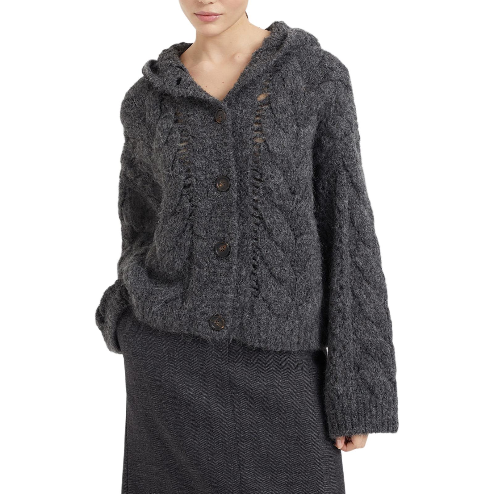 Кардиган с эффектом браширования Brunello Cucinelli, серый
Кардиган с эффектом браширования Brunello Cucinelli, серый