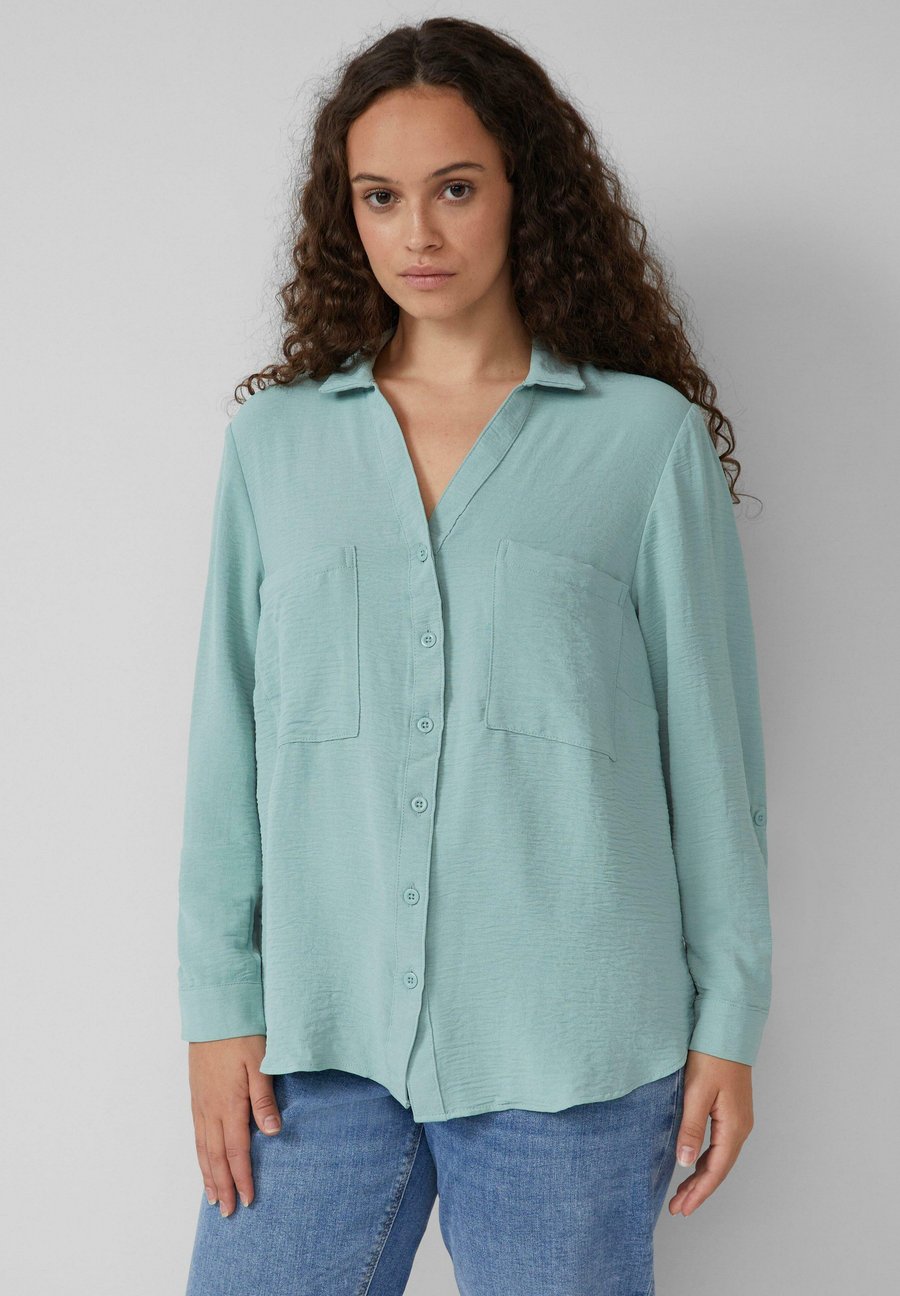 Блуза QS MIT TURN-UP-ÄRMEL, Pastelltürkis/Turquoise
Блуза QS MIT TURN-UP-ÄRMEL, Pastelltürkis/Turquoise