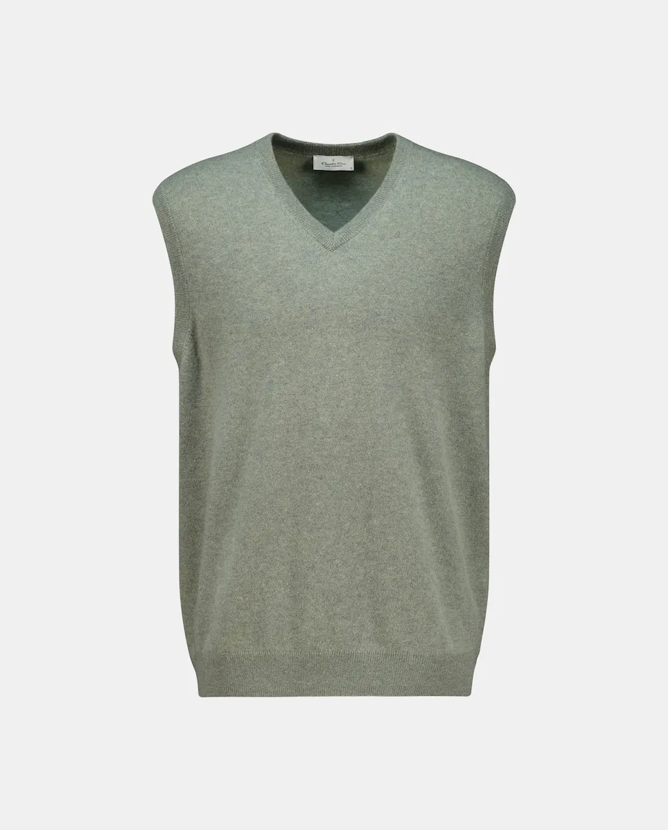 Мужской закрытый жилет из гладкого кашемира Emidio Tucci, светло-зеленый
Мужской закрытый жилет из гладкого кашемира Emidio Tucci, светло-зеленый