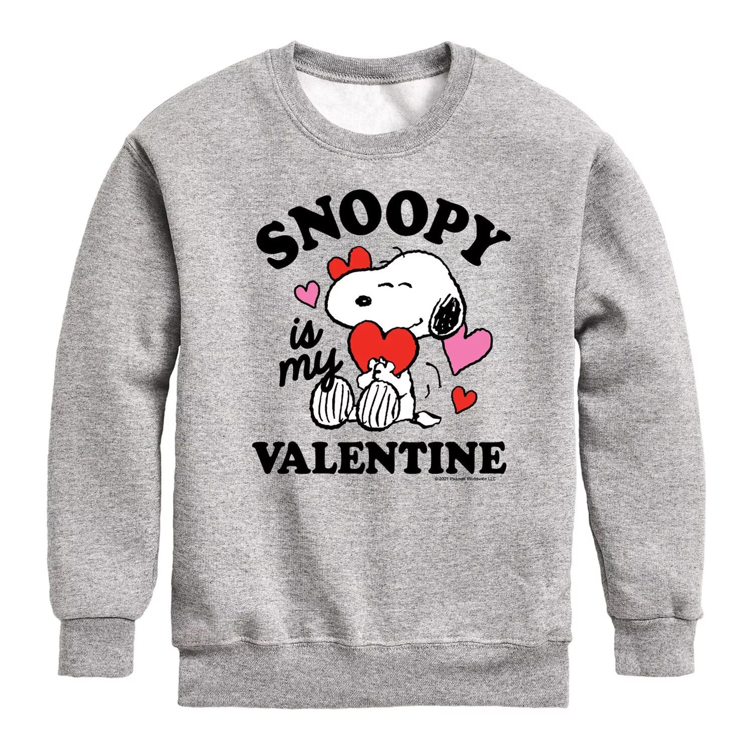 Флисовый свитшот Peanuts Snoopy Valentine для мальчиков 8–20 лет Licensed Character, серый
Флисовый свитшот Peanuts Snoopy Valentine для мальчиков 8–20 лет Licensed Character, серый
