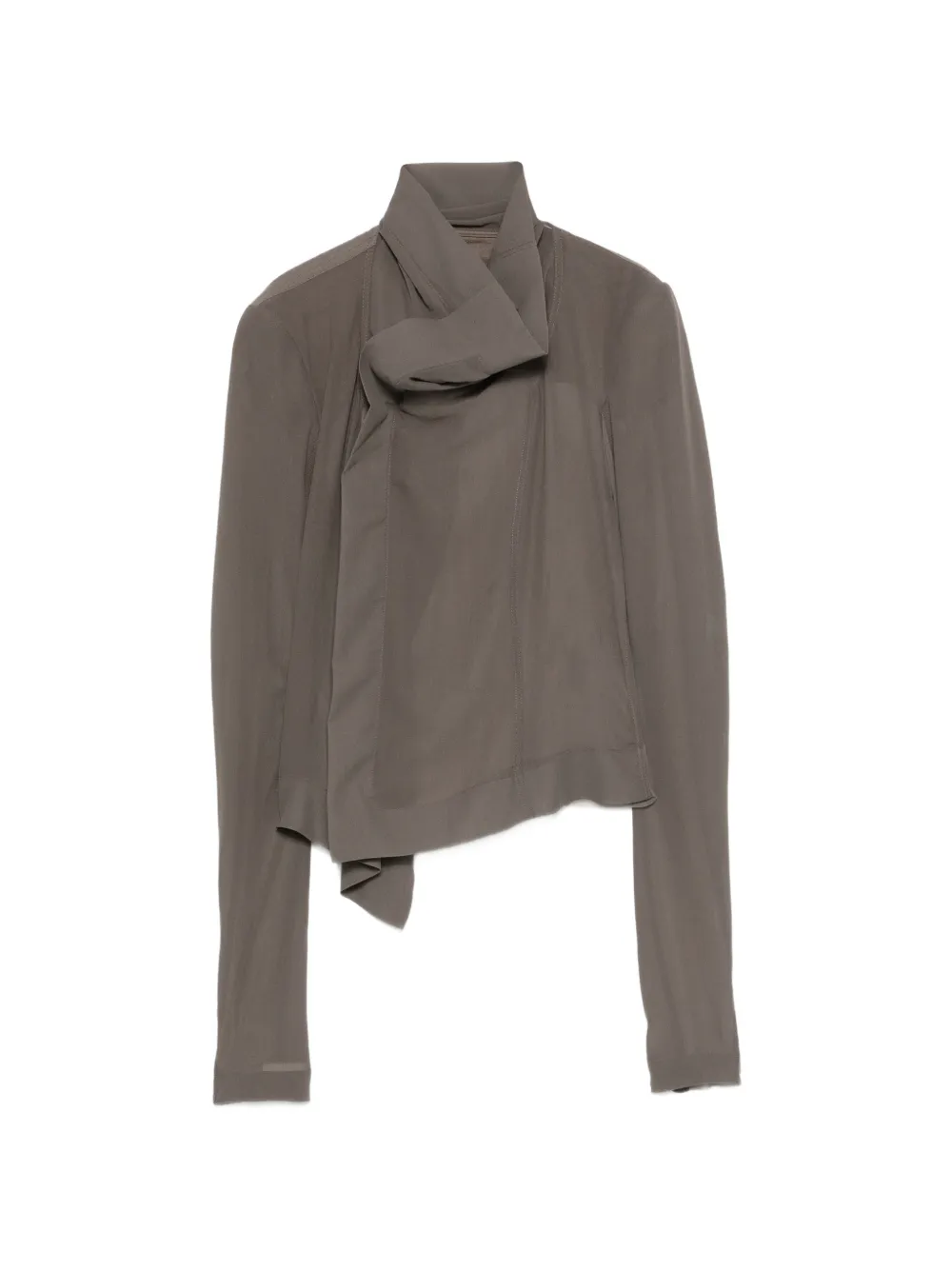 Классическая байкерская куртка Rick Owens, коричневый
Классическая байкерская куртка Rick Owens, коричневый