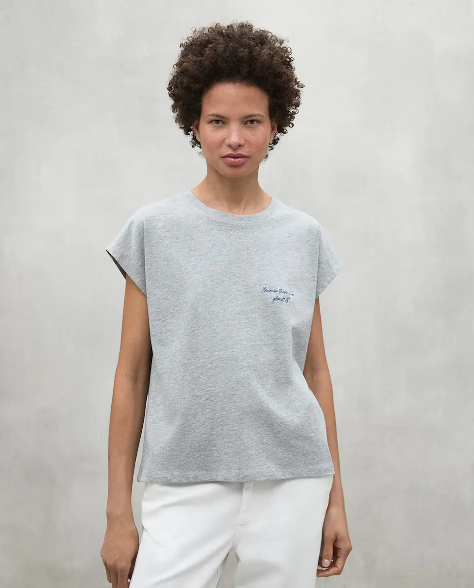 Женская футболка с рукавом кимоно и свободным кроем Ecoalf, светло-серый
Женская футболка с рукавом кимоно и свободным кроем Ecoalf, светло-серый