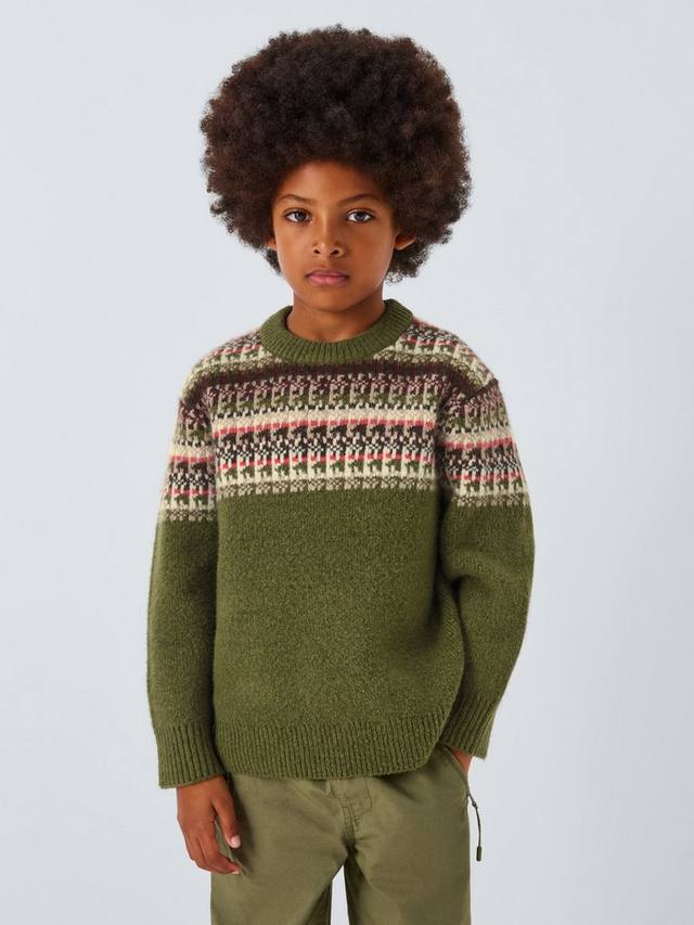 Детский джемпер с узором фэр-айл John Lewis, Green / Multi
Детский джемпер с узором фэр-айл John Lewis, Green / Multi