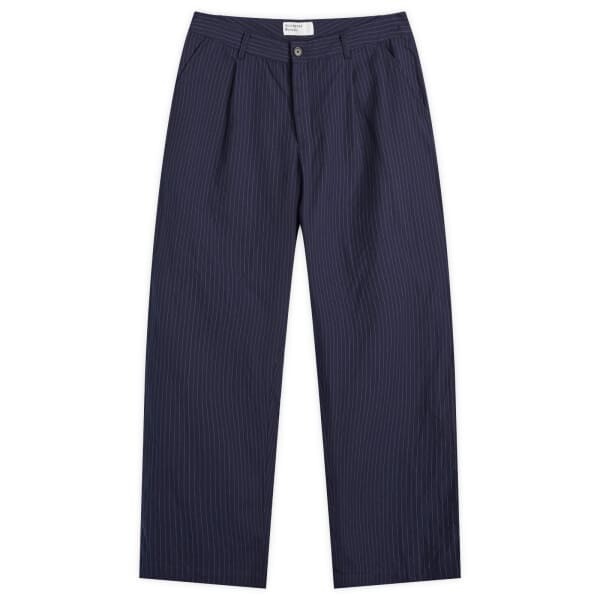 Брюки Duke в тонкую полоску со складками Universal Works, синий
Брюки Duke в тонкую полоску со складками Universal Works, синий