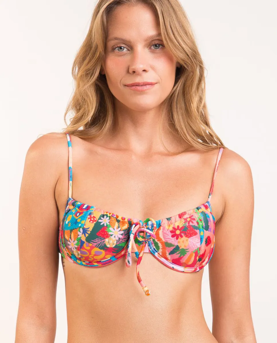 Утепленный лиф бикини-балконет с принтом Río de Sol, мультиколор
Утепленный лиф бикини-балконет с принтом Río de Sol, мультиколор