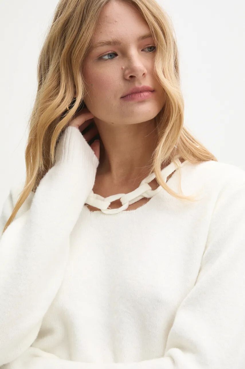 Шерстяной свитер Answear Lab, бежевый
Шерстяной свитер Answear Lab, бежевый