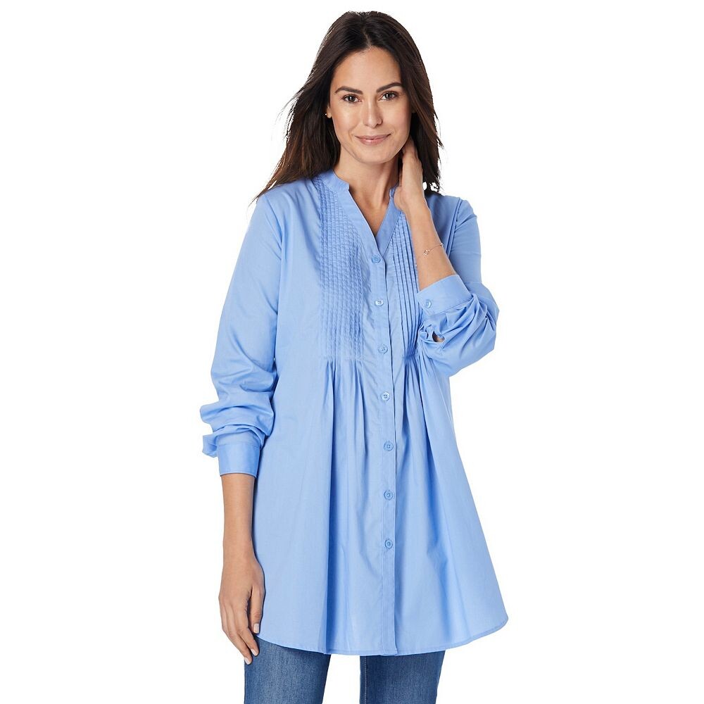 Женщина в женской тунике с идеальными защипами больших размеров Woman Within, цвет French Blue
Женщина в женской тунике с идеальными защипами больших размеров Woman Within, цвет French Blue