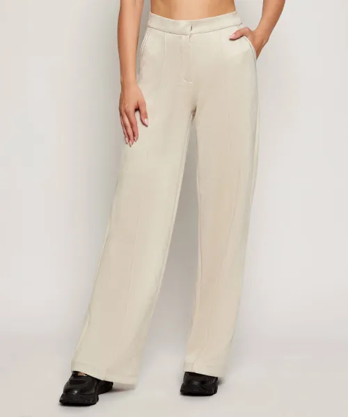 Брюки Flare fit Guess Jeans, бежевый
Брюки Flare fit Guess Jeans, бежевый