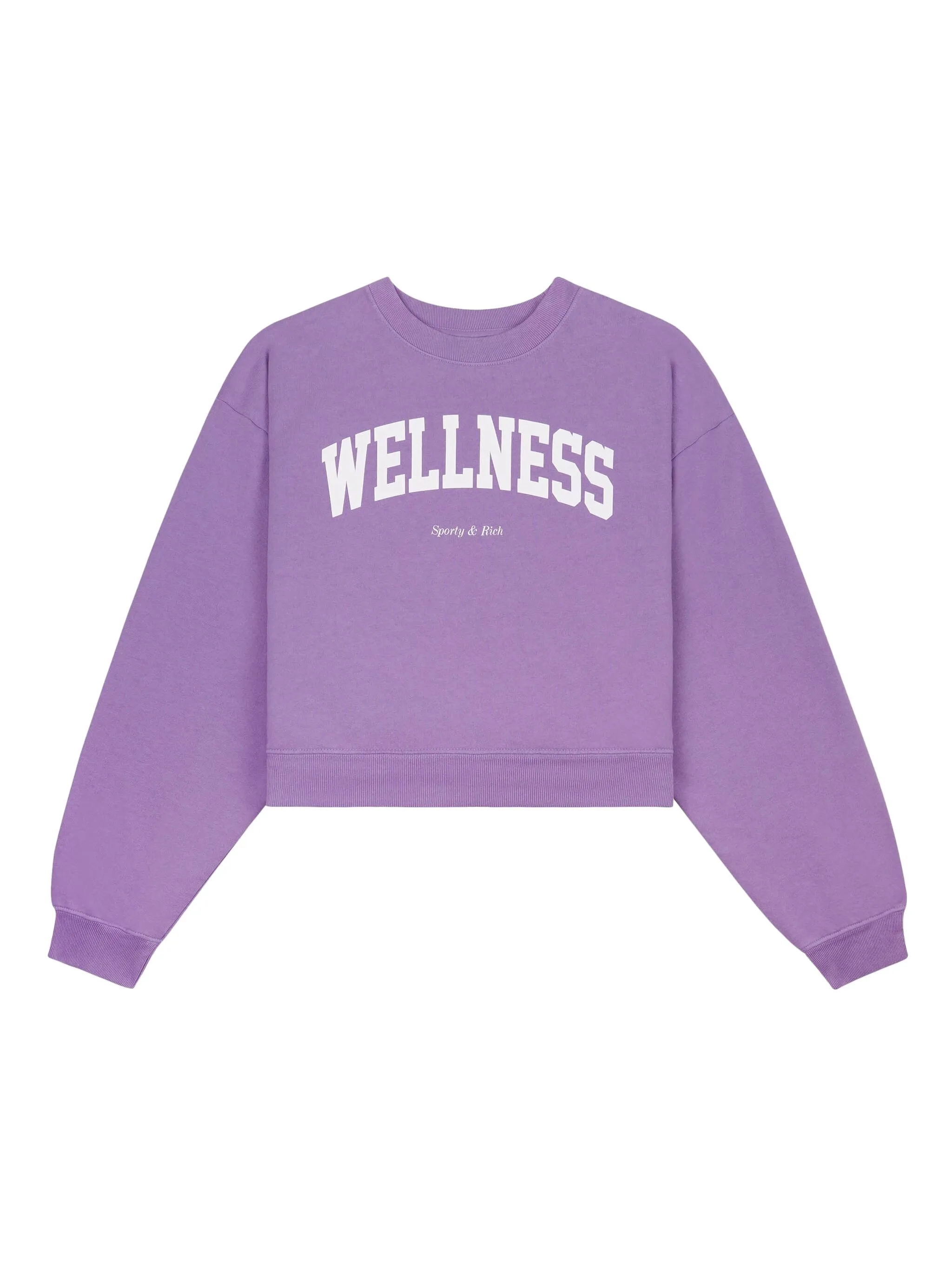 Укороченная толстовка Wellness Sporty & Rich, фиолетовый
Укороченная толстовка Wellness Sporty & Rich, фиолетовый