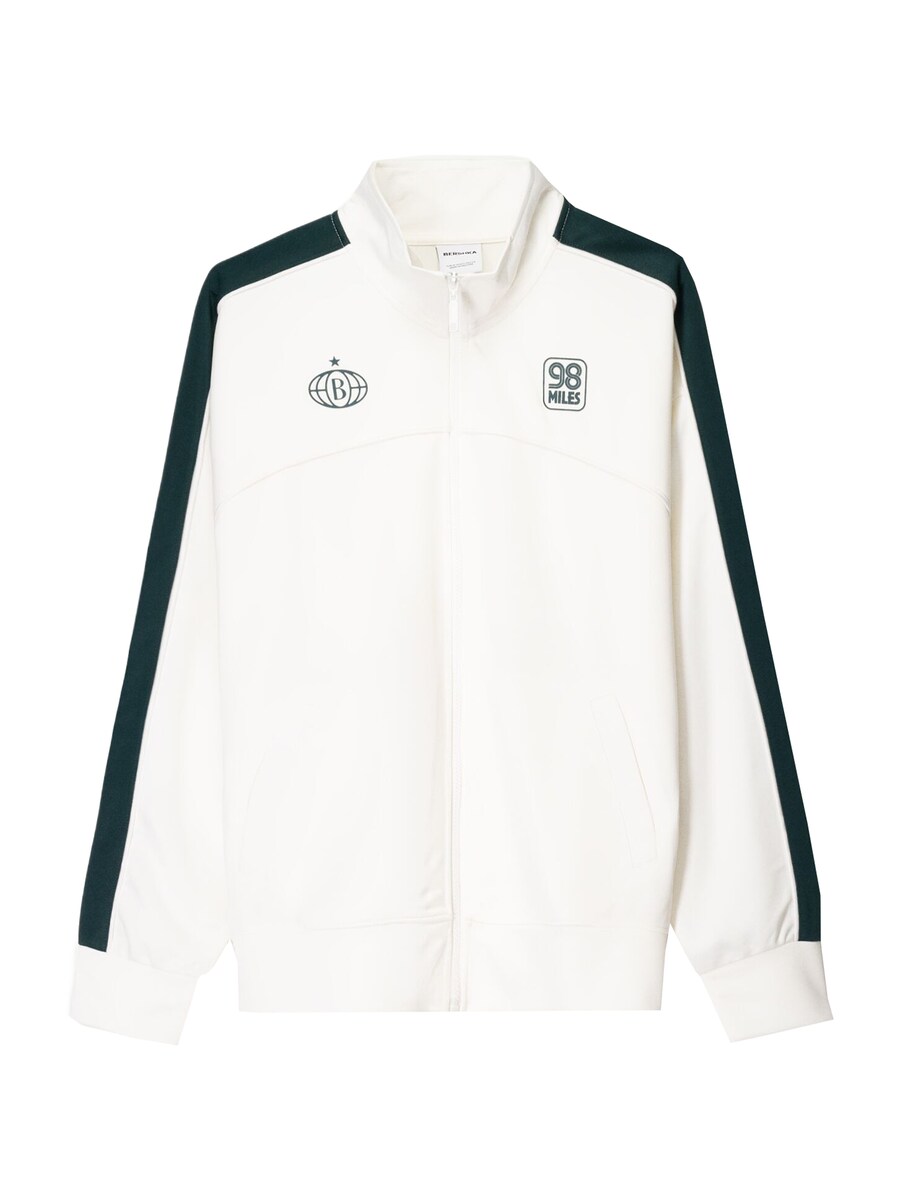 Толстовка с капюшоном на молнии Bershka, белый
Толстовка с капюшоном на молнии Bershka, белый