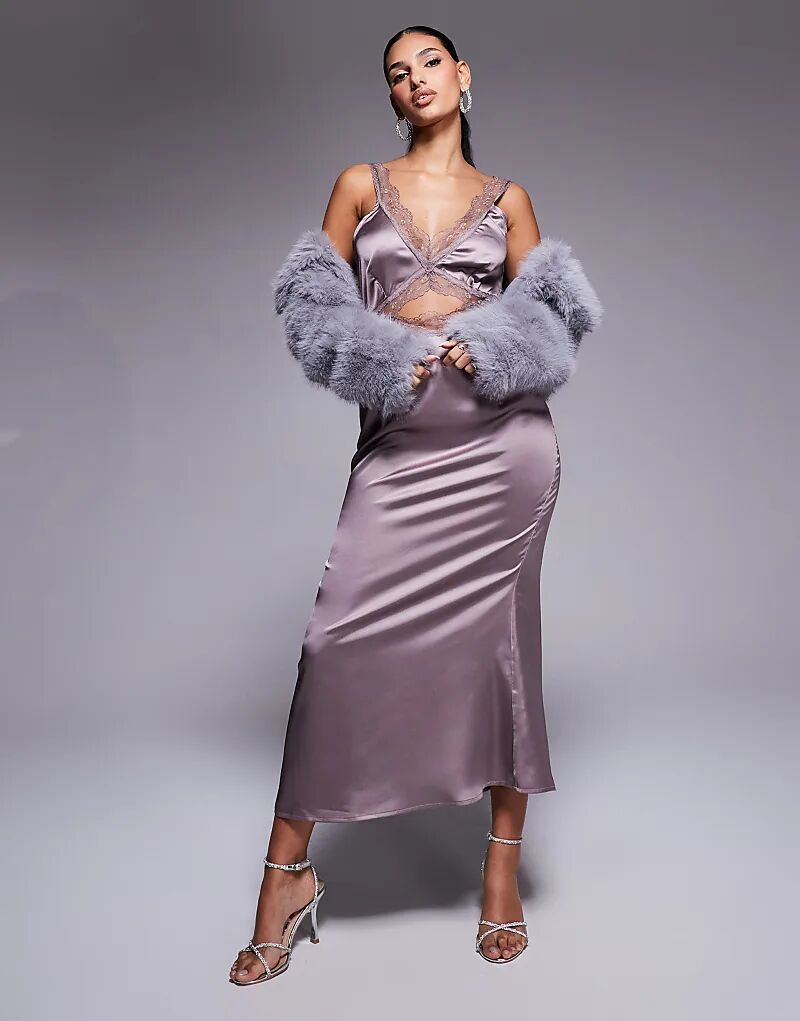 Платье-комбинация макси с вырезами из кружева Mimi из норки Never Fully Dressed
Платье-комбинация макси с вырезами из кружева Mimi из норки Never Fully Dressed