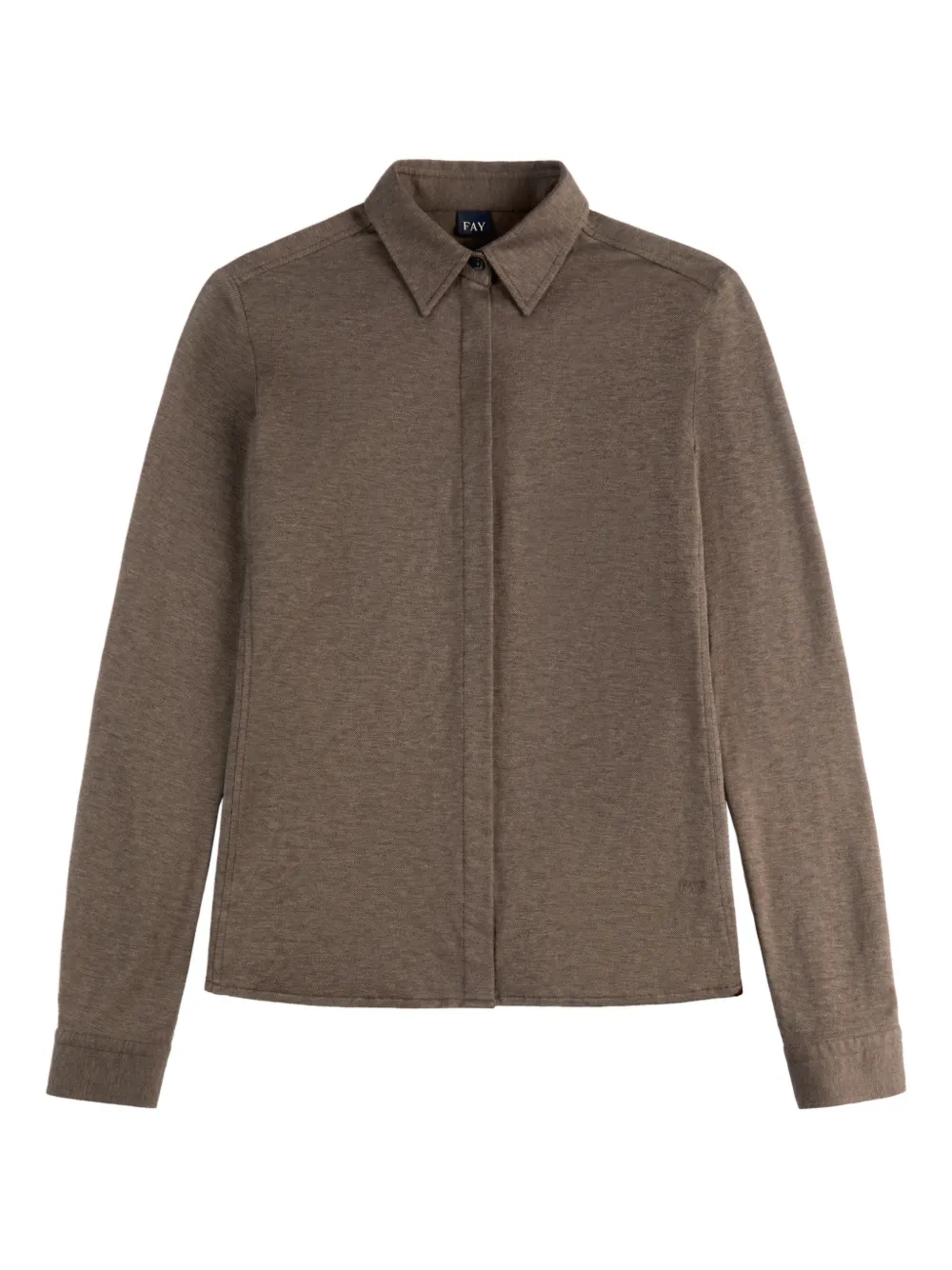 Приталенная рубашка Fay, коричневый
Приталенная рубашка Fay, коричневый