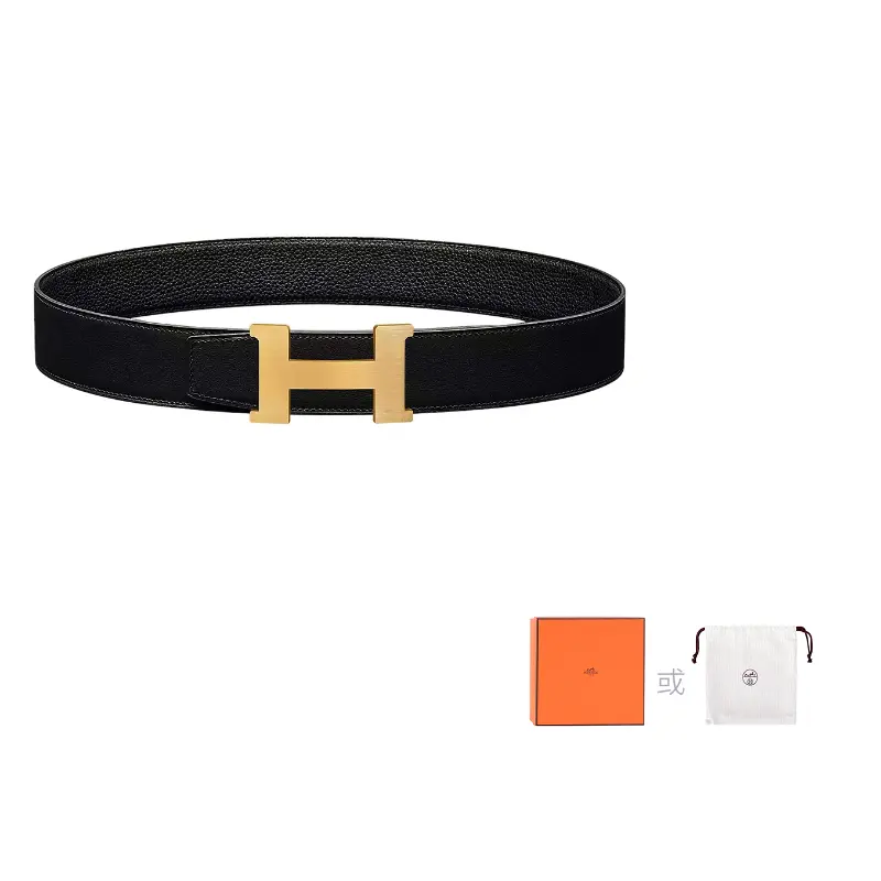 HERMES Мужской черный кожаный ремень из телячьей кожи с двухсторонней пряжкой шириной 3,8 см, Black
HERMES Мужской черный кожаный ремень из телячьей кожи с двухсторонней пряжкой шириной 3,8 см, Black