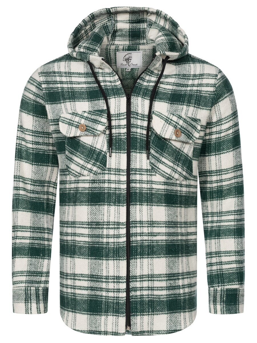 Худи на молнии Rock Creek, зеленый 
Худи на молнии Rock Creek, зеленый