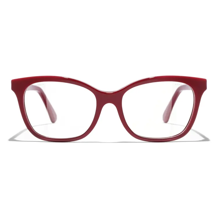 CHANEL Ацетатная прямоугольная оправа для очков унисекс красная, Red
CHANEL Ацетатная прямоугольная оправа для очков унисекс красная, Red