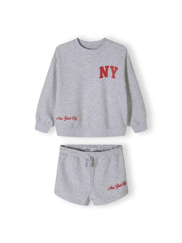 Minoti Комплект из 2 предметов: спортивный костюм 22fleece69 серого меланжевого цвета
Minoti Комплект из 2 предметов: спортивный костюм 22fleece69 серого меланжевого цвета