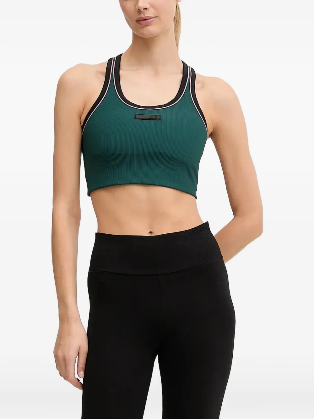 Спортивный бюстгальтер с нашивкой-логотипом Ea7 Emporio Armani, зеленый
Спортивный бюстгальтер с нашивкой-логотипом Ea7 Emporio Armani, зеленый