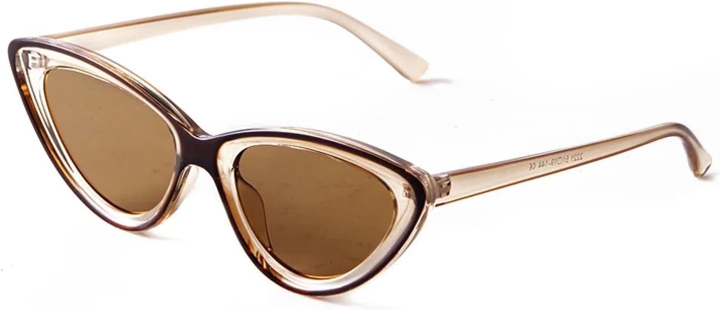 Солнцезащитные очки с защитой от УФ-излучения UV400 | Розовая треугольная оправа «кошачий глаз» с блестками | Для женщин и мужчин, для занятий спортом на открытом воздухе и вождения DSVIGF, C4 Clear Brown
Солнцезащитные очки с защитой от УФ-излучения UV400 | Розовая треугольная оправа «кошачий глаз» с блестками | Для женщин и мужчин, для занятий спортом на открытом воздухе и вождения DSVIGF, C4 Clear Brown