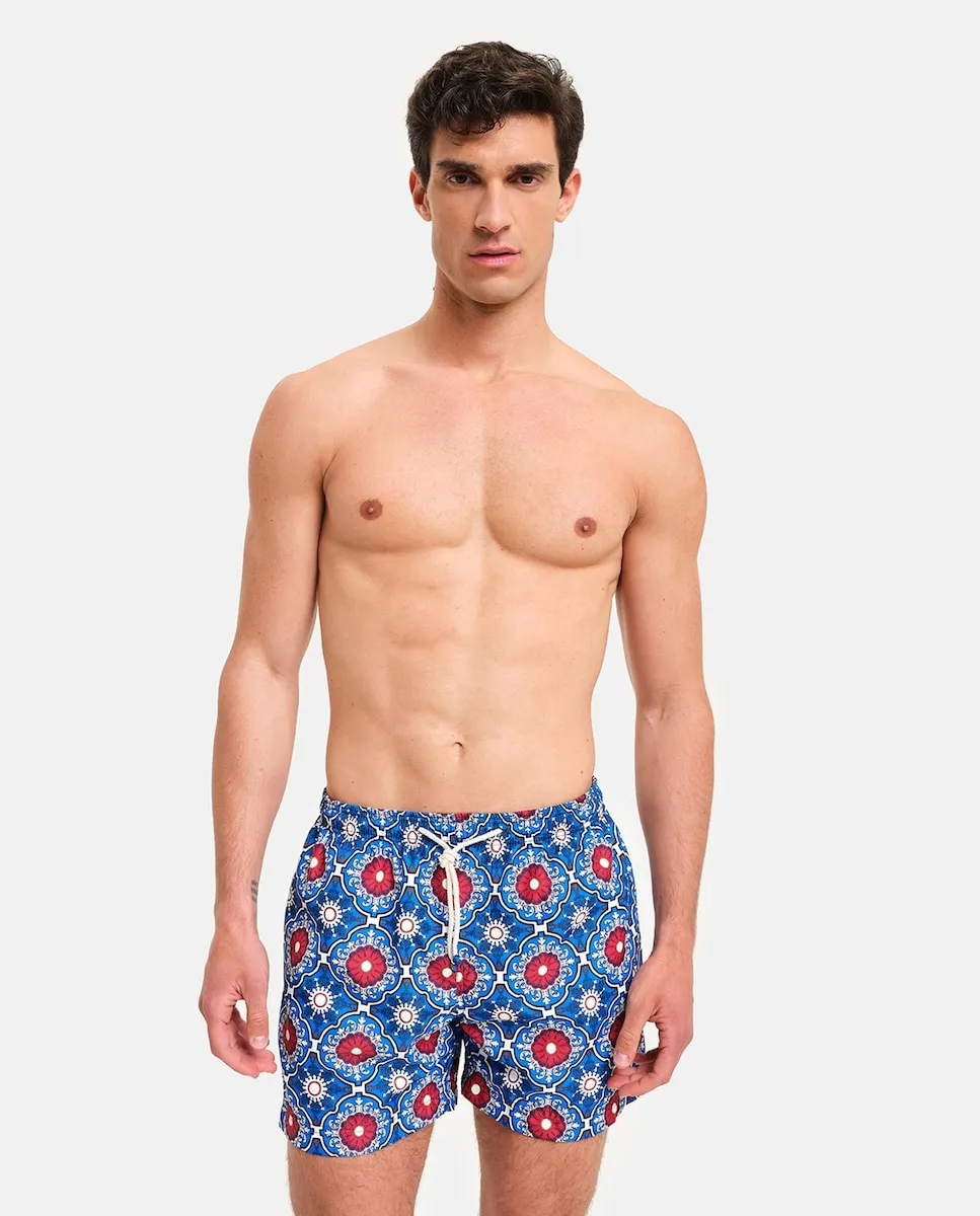 Разноцветные мужские шорты-бермуды для плавания PENINSULA, мультиколор 
Разноцветные мужские шорты-бермуды для плавания PENINSULA, мультиколор