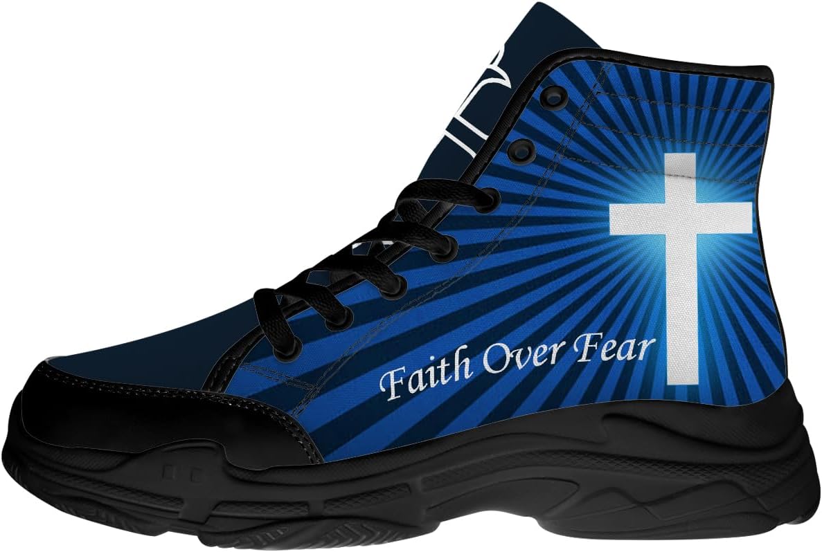 Высокие кеды Faith для мужчин и женщин, тканевые кроссовки на платформе со шнуровкой, подарки для него и для нее Generic, черный
Высокие кеды Faith для мужчин и женщин, тканевые кроссовки на платформе со шнуровкой, подарки для него и для нее Generic, черный