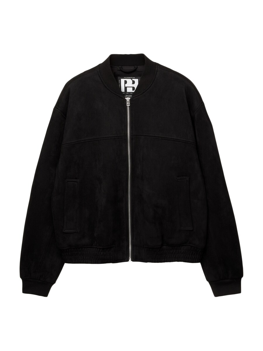 Межсезонная куртка Pull&Bear, черный
Межсезонная куртка Pull&Bear, черный