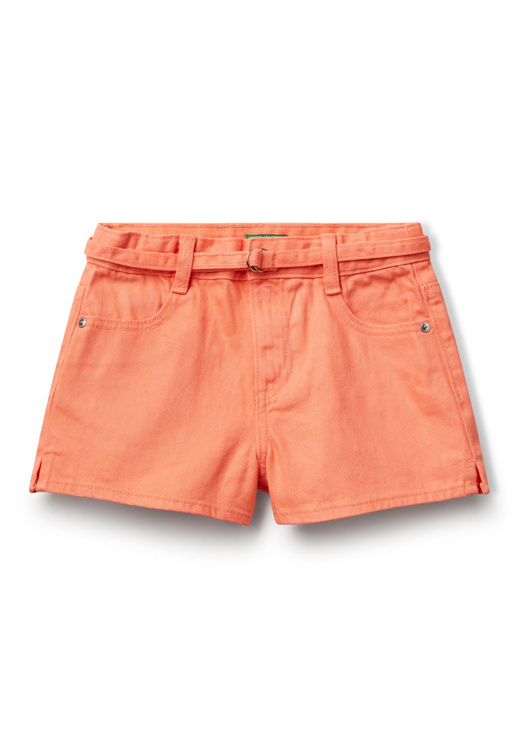 Шорты WITH BELT United Colors of Benetton, фуксия 
Шорты WITH BELT United Colors of Benetton, фуксия