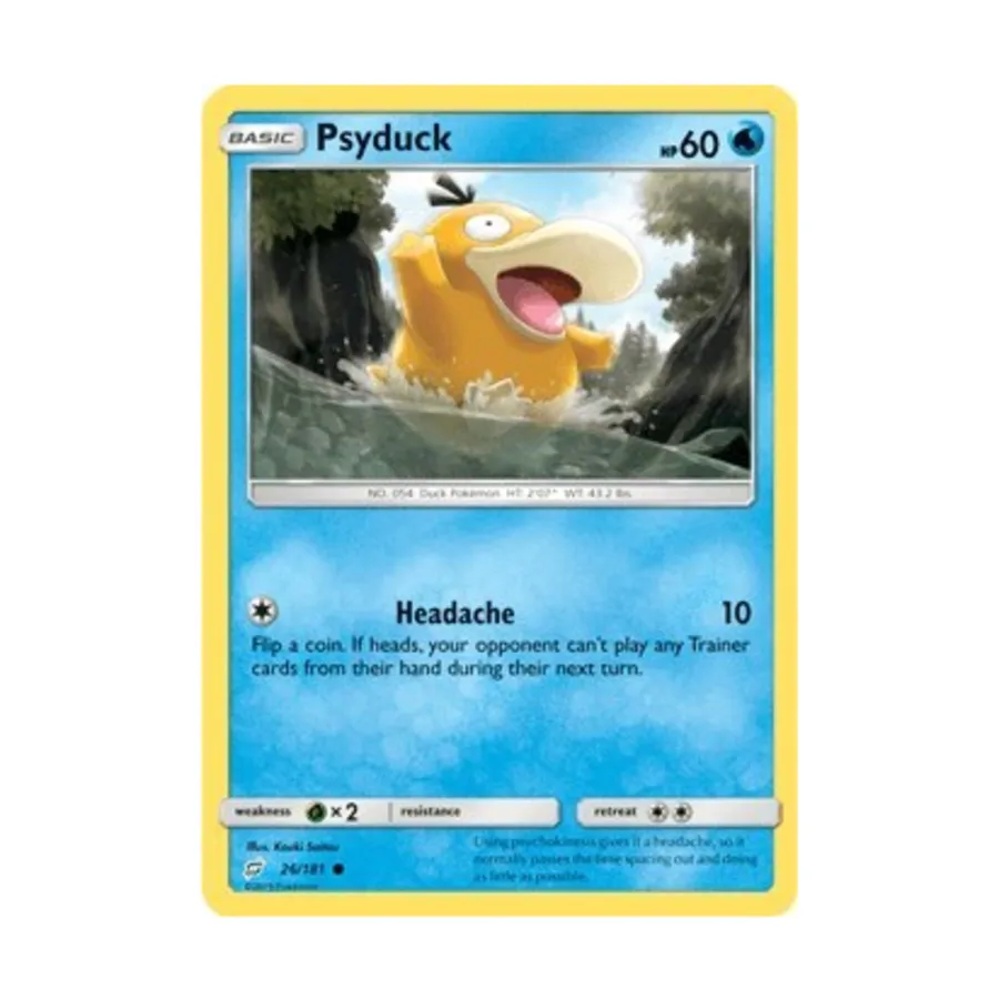 CCG Псайдак (C) #26, Pokemon - SM - Team Up - Singles
CCG Псайдак (C) #26, Pokemon - SM - Team Up - Singles