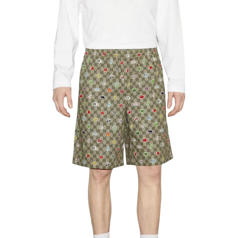 Повседневные шорты мужские черного цвета Gucci, бежевый
Повседневные шорты мужские черного цвета Gucci, бежевый