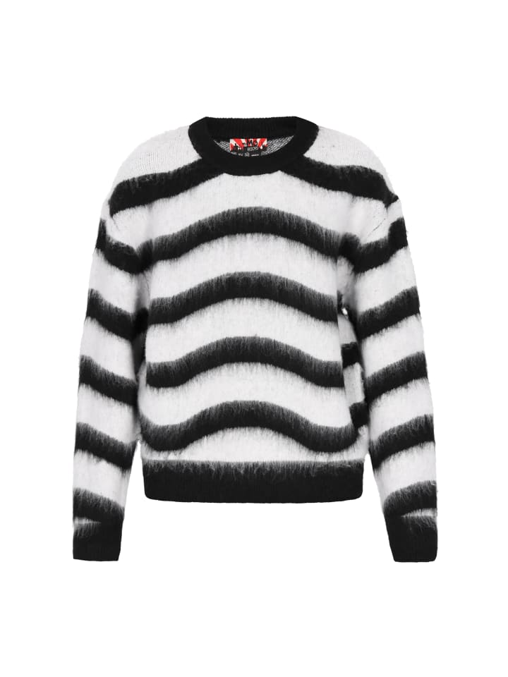 Женский свитер черно-белого цвета myMo ROCKS
Женский свитер черно-белого цвета myMo ROCKS