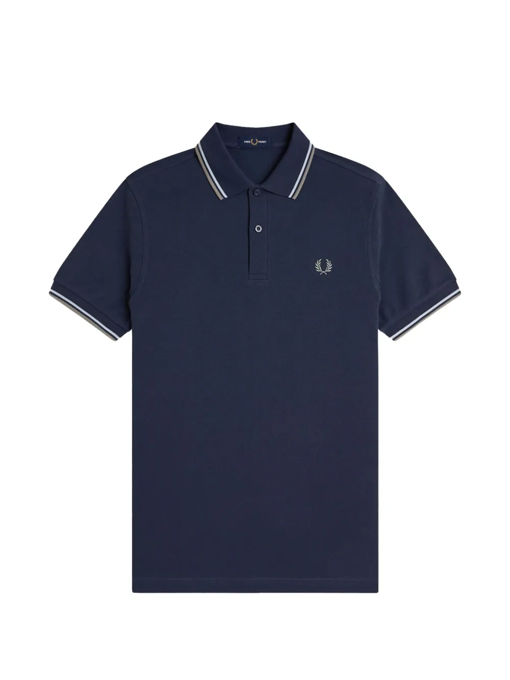 Поло с полосатыми деталями Fred Perry, синий
Поло с полосатыми деталями Fred Perry, синий