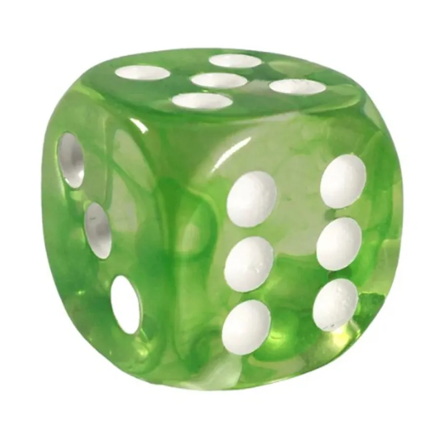 d6 18 мм слизево-зеленый с белым (12), Game Dice - Diffusion (Role 4 Initiative)
d6 18 мм слизево-зеленый с белым (12), Game Dice - Diffusion (Role 4 Initiative)