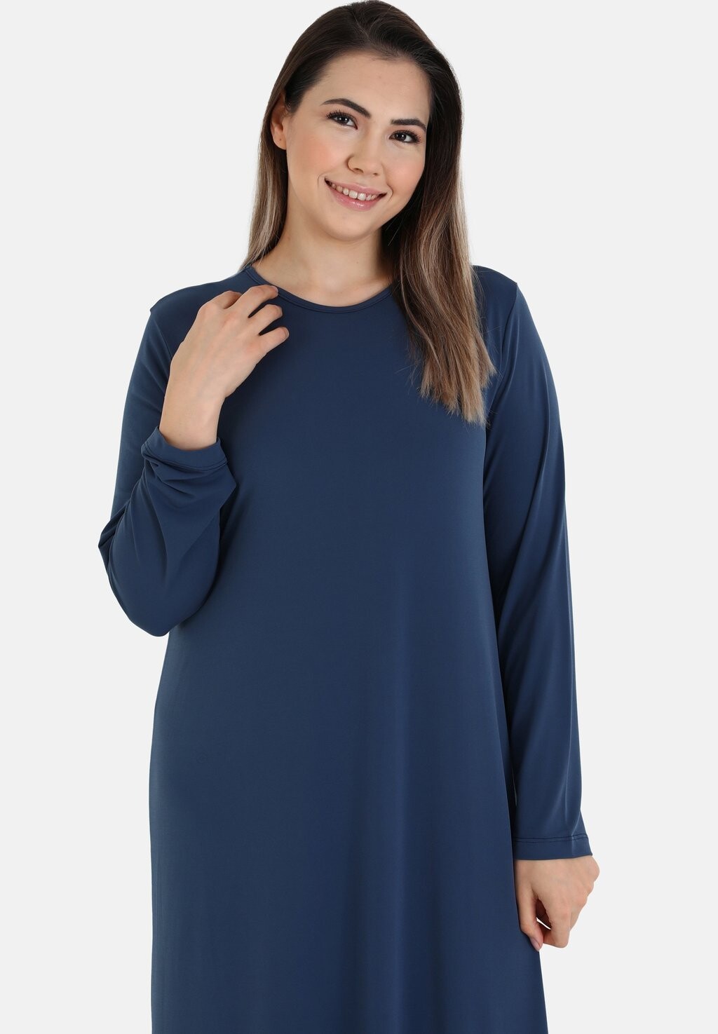 Платье из джерси PLUS SIZE ALIA Modanisa, темно-синий
Платье из джерси PLUS SIZE ALIA Modanisa, темно-синий