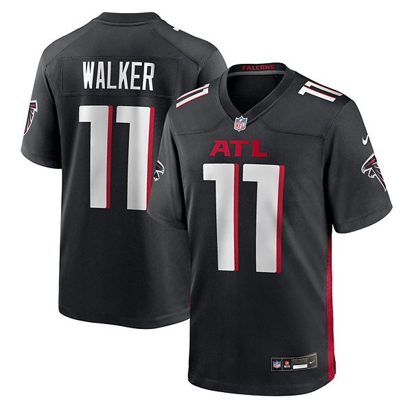 Мужская футболка Jalon Walker Black Atlanta Falcons 2025 NFL Draft First Round Pick Game Nike
Мужская футболка Jalon Walker Black Atlanta Falcons 2025 NFL Draft First Round Pick Game Nike