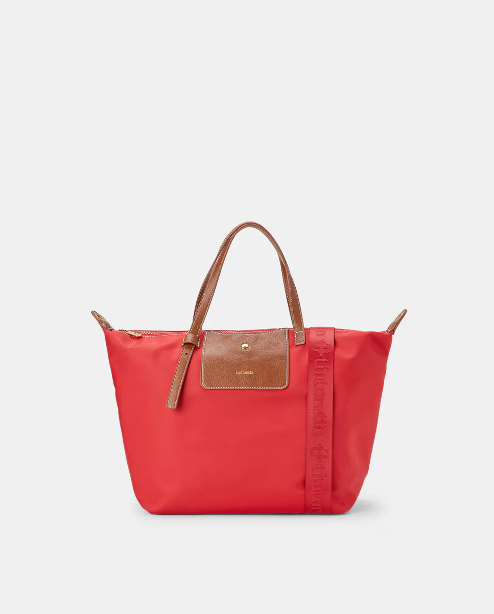 Нейлоновая сумка-шоппер с несколькими ручками Tintoretto, красный
Нейлоновая сумка-шоппер с несколькими ручками Tintoretto, красный