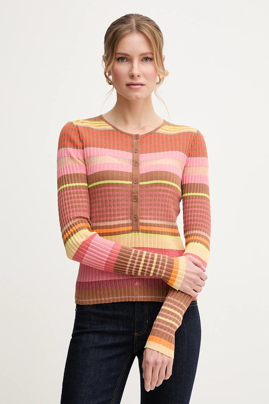 Свитер с добавлением льна Pinko, коричневый
Свитер с добавлением льна Pinko, коричневый