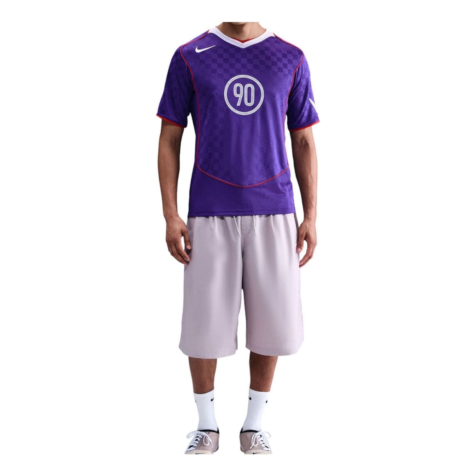 Футболка Nike Total 90 Dri-FIT с коротким рукавом, цвет «Court Purple White Gym Red»
Футболка Nike Total 90 Dri-FIT с коротким рукавом, цвет «Court Purple White Gym Red»
