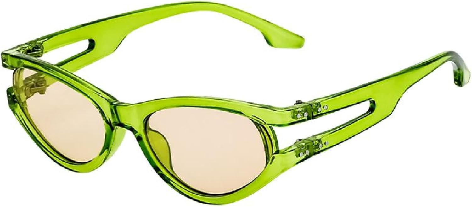 Сексуальные солнцезащитные очки в стиле панк «кошачий глаз» овальной формы для женщин, роскошная модная полуячеистая оправа, защита от УФ-излучения UV400 TVTBBVV, C5green
Сексуальные солнцезащитные очки в стиле панк «кошачий глаз» овальной формы для женщин, роскошная модная полуячеистая оправа, защита от УФ-излучения UV400 TVTBBVV, C5green