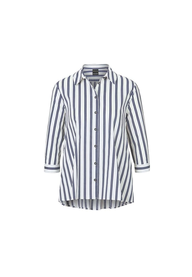 Короткий размер: простая хлопковая блузка с рукавами 3/4. Goldner, мультиколор
Короткий размер: простая хлопковая блузка с рукавами 3/4. Goldner, мультиколор