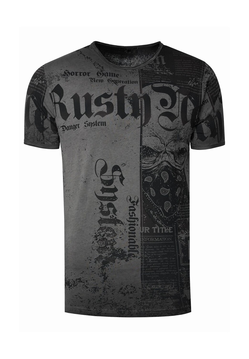 Футболка с принтом по всей поверхности в подержанном стиле RUSTY NEAL, антарцитовый
Футболка с принтом по всей поверхности в подержанном стиле RUSTY NEAL, антарцитовый