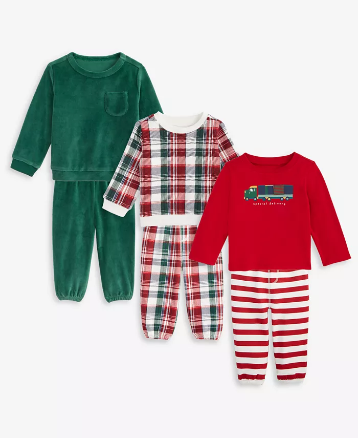 Мальчиковые комплекты с длинным рукавом из велюра и клетки: велюровые, клетчатые и полосатые брюки First Impressions, зеленый
Мальчиковые комплекты с длинным рукавом из велюра и клетки: велюровые, клетчатые и полосатые брюки First Impressions, зеленый