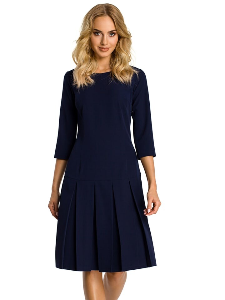 Платье до колена made of emotion Kleid, темно-синий 
Платье до колена made of emotion Kleid, темно-синий