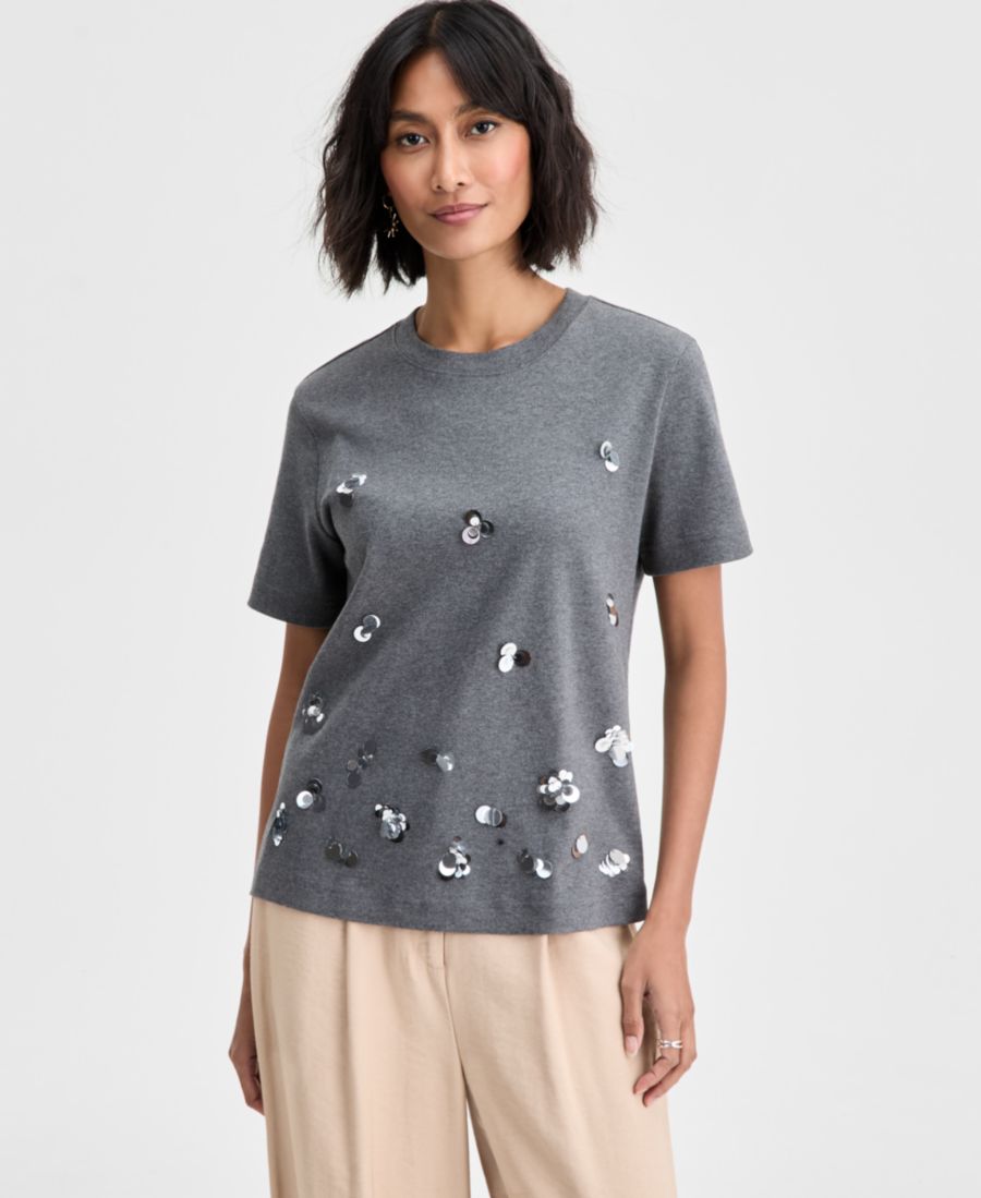 Женская футболка с разноцветными пайетками, эксклюзивно от Macy's On 34th, Grey Heather, Серый, Женская футболка с разноцветными пайетками, эксклюзивно от Macy's On 34th, Grey Heather
Женская футболка с разноцветными пайетками, эксклюзивно от Macy's On 34th, Grey Heather, Серый, Женская футболка с разноцветными пайетками, эксклюзивно от Macy's On 34th, Grey Heather